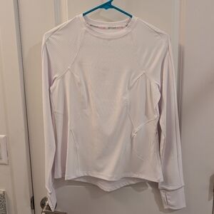NWOT Ribbed White Spyder Long Sleeve